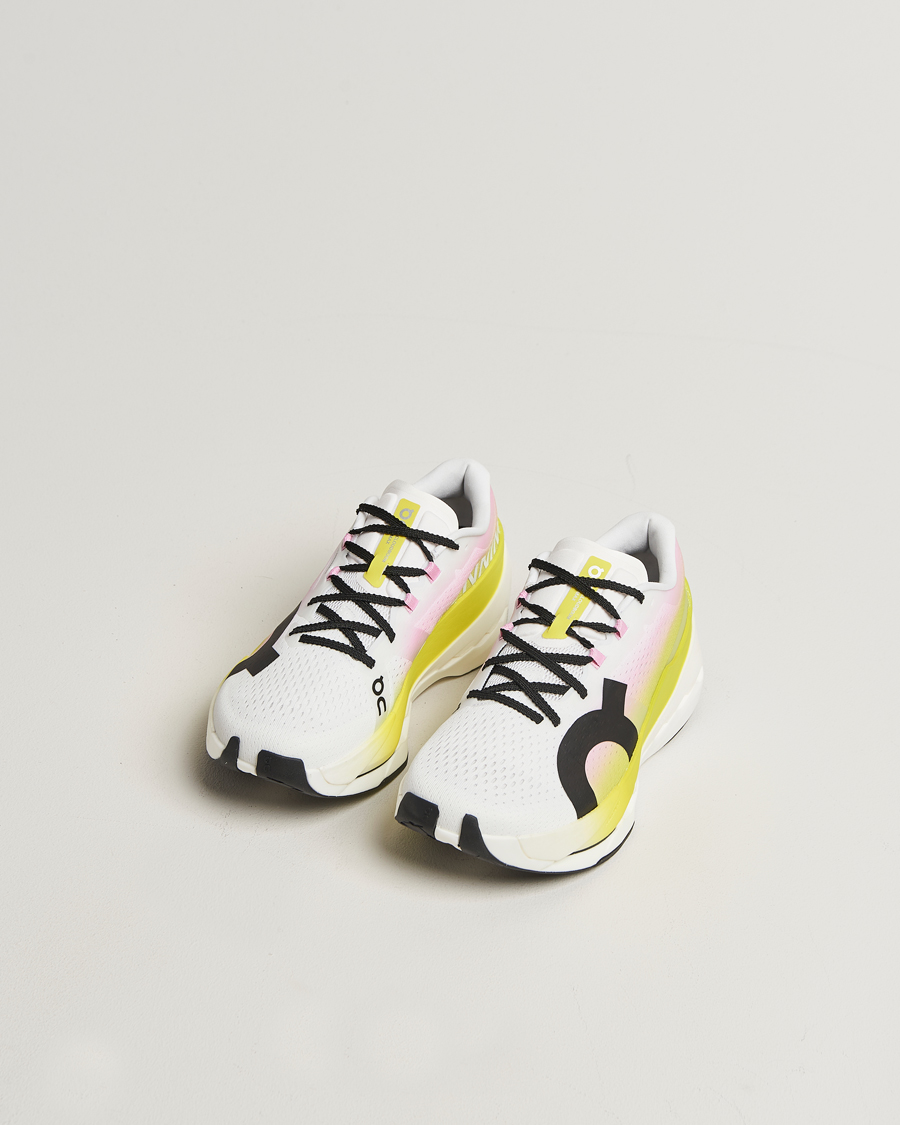 Heren | Hardloopschoenen | On | Cloudboom Max Lime/Raspberry