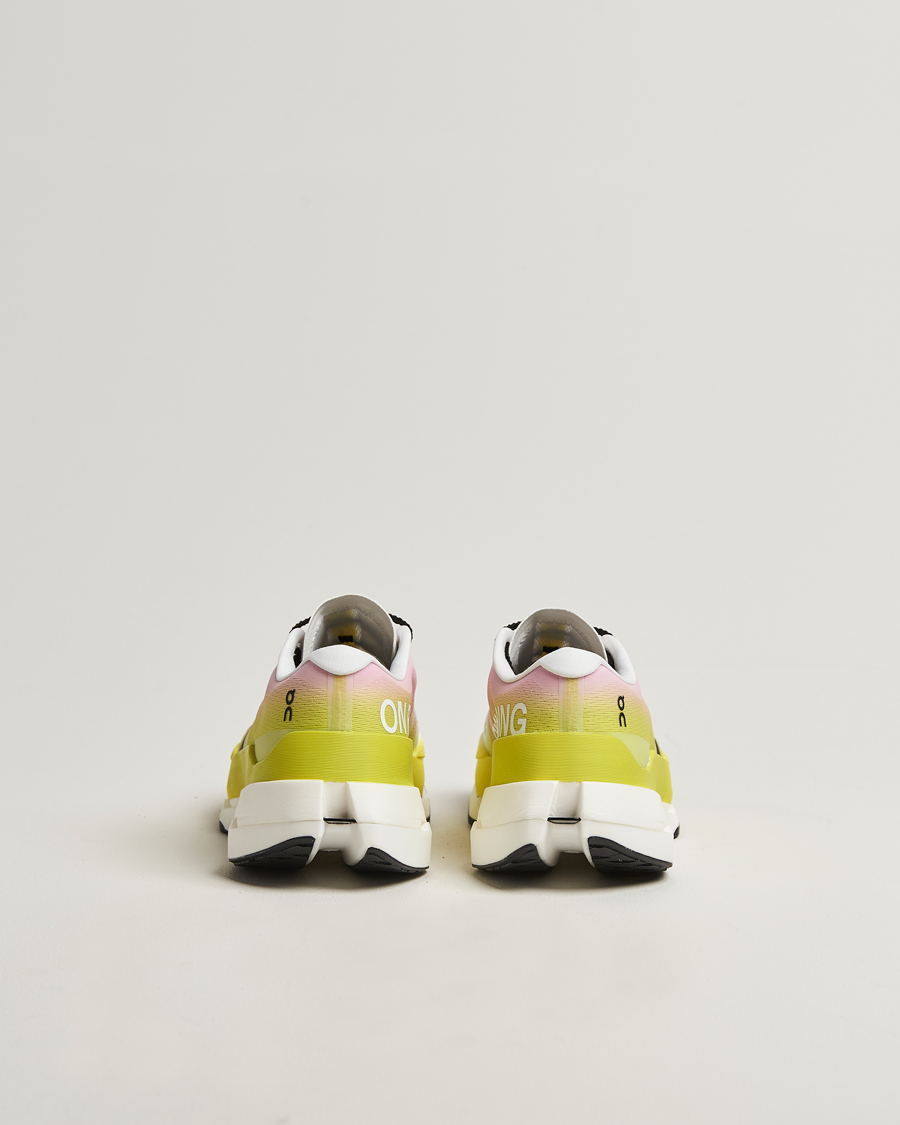 Heren | Hardloopschoenen | On | Cloudboom Max Lime/Raspberry