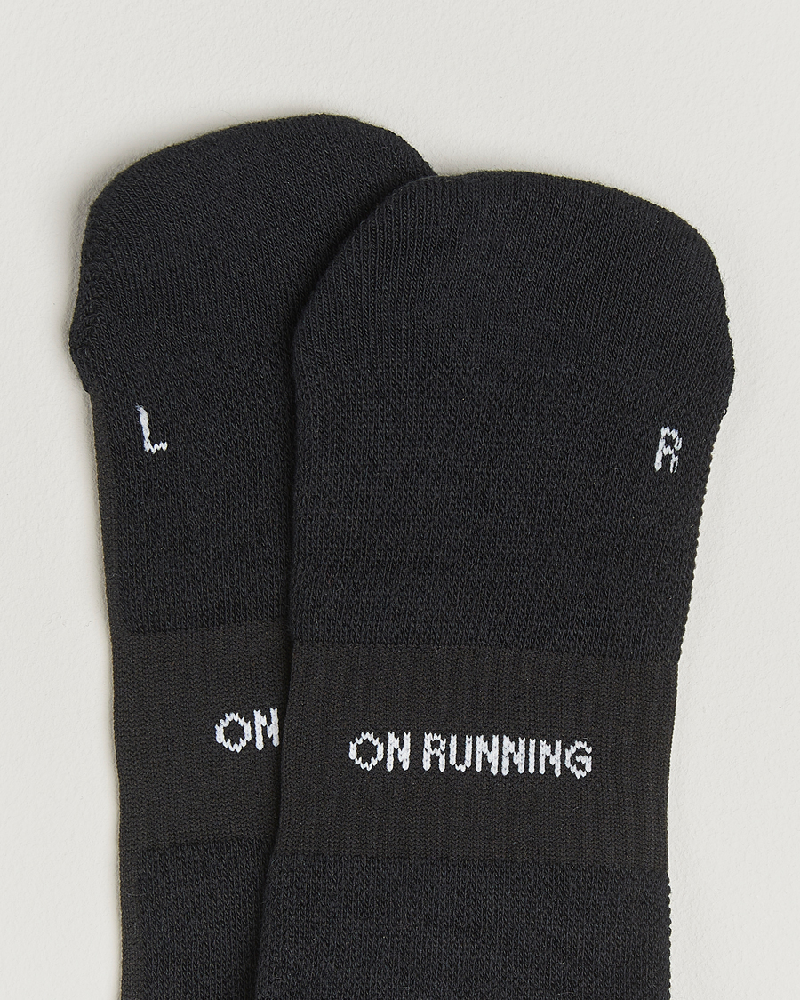 Heren | Ondergoed | On | Core Run Sock Mid 2-Pack Black