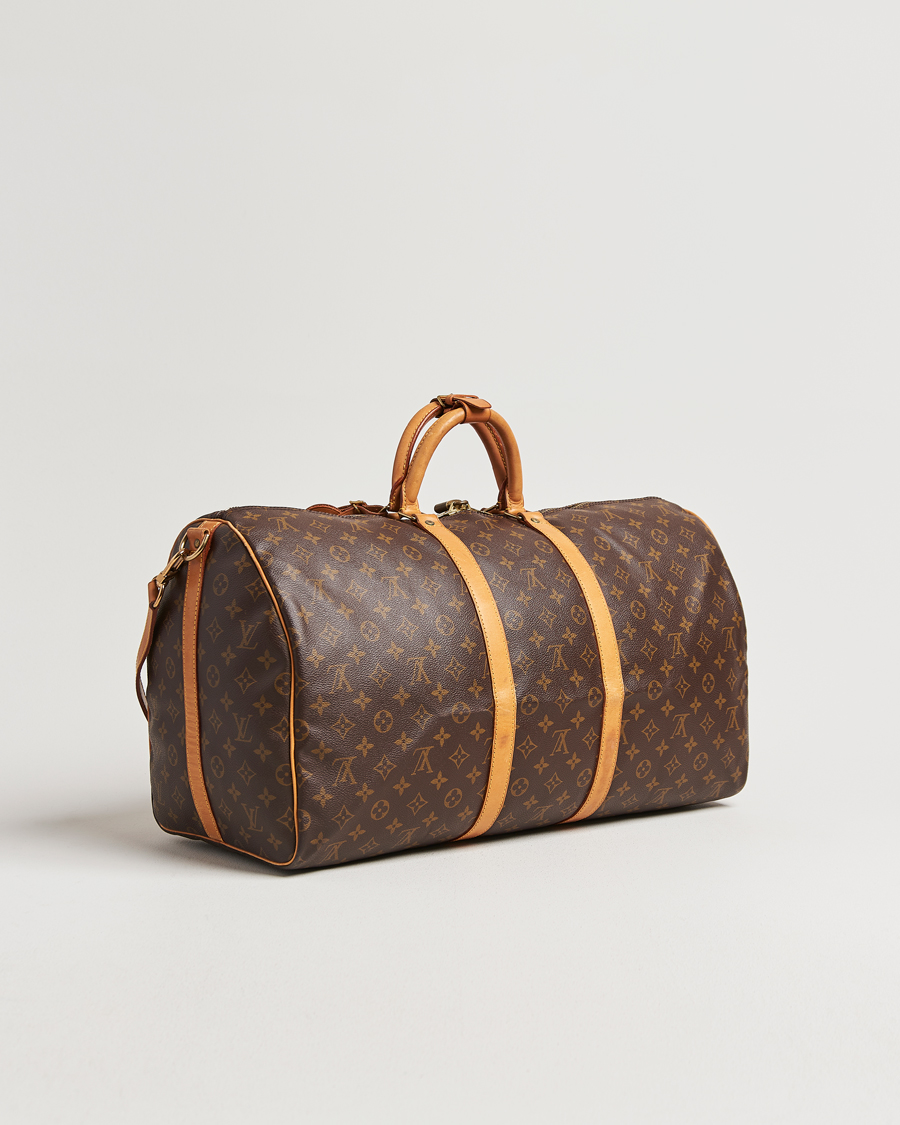 Heren | Pre-Owned & Vintage Bags | Louis Vuitton Pre-Owned | Keepall Bandoulière 55 Monogram