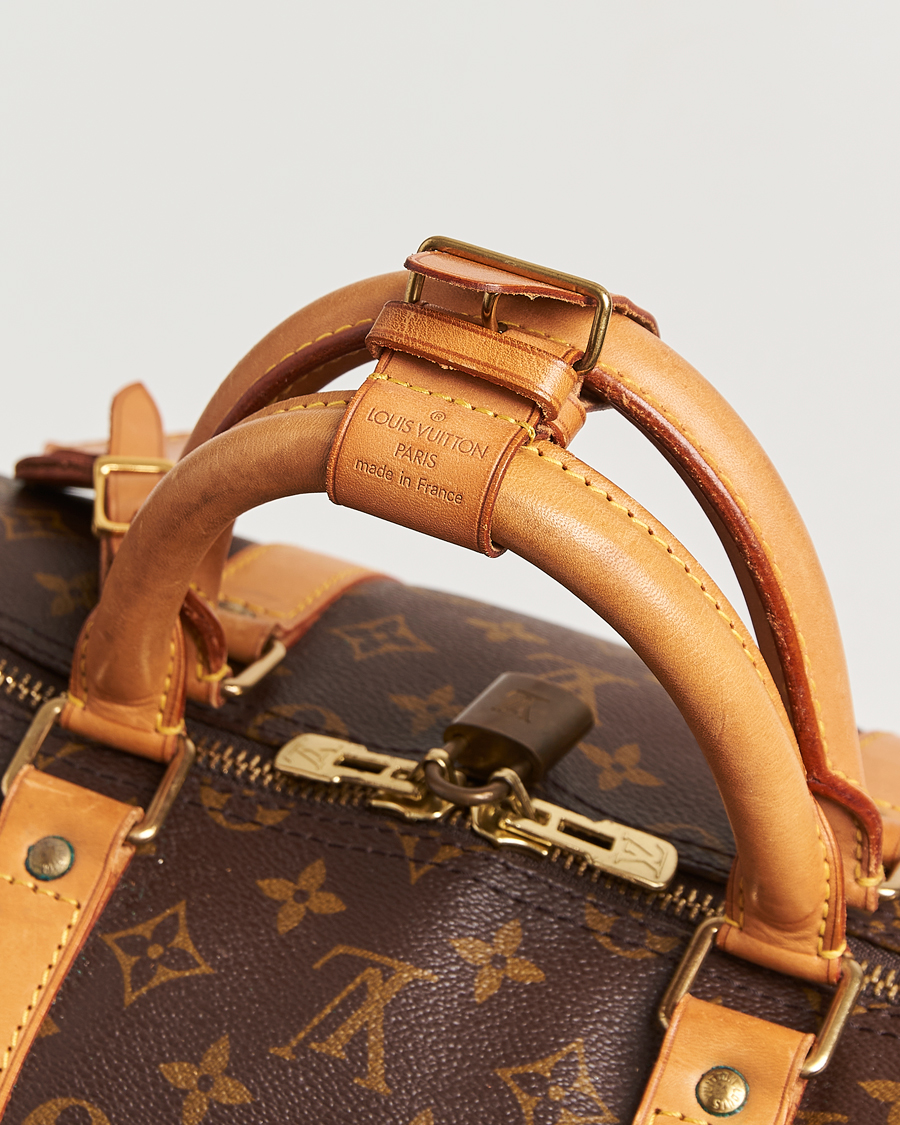 Heren | Pre-Owned & Vintage Bags | Louis Vuitton Pre-Owned | Keepall Bandoulière 55 Monogram