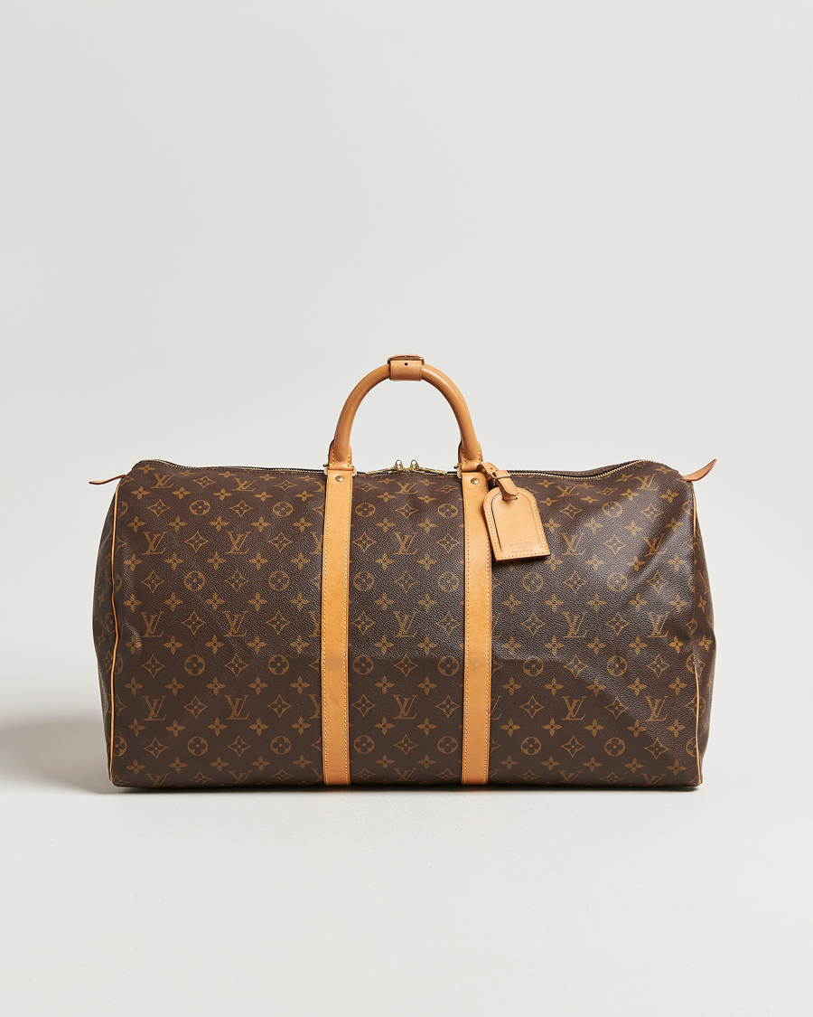 Heren | Pre-Owned & Vintage Bags | Louis Vuitton Pre-Owned | Keepall 55 Monogram