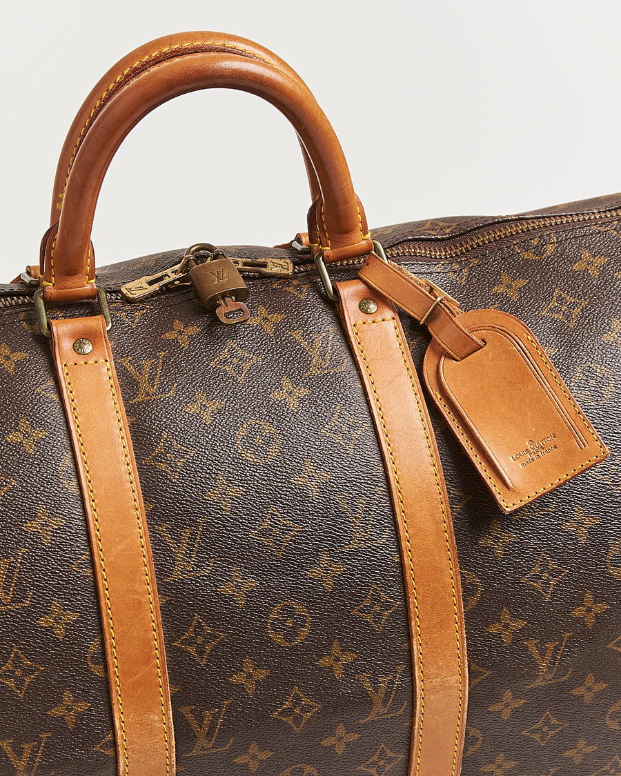 Heren | Pre-Owned & Vintage Bags | Louis Vuitton Pre-Owned | Keepall 50 Monogram