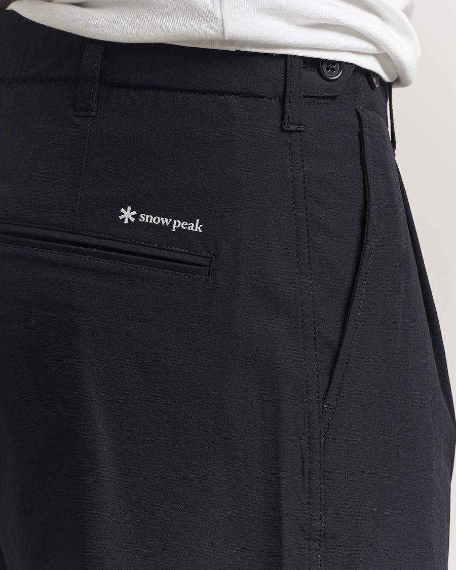 Heren | Broeken | Snow Peak | Water Repellent Pants Black