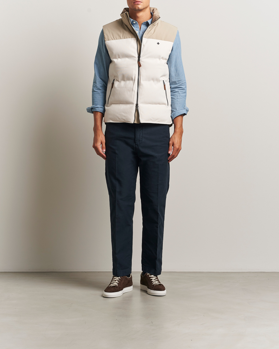 Heren | Gilets | Morris | Catton Puffer Vest Off White