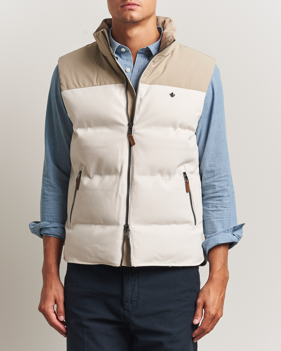 Heren | Gilets | Morris | Catton Puffer Vest Off White