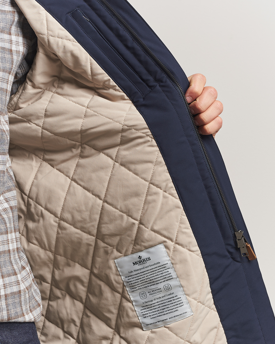 Heren | Jassen | Morris | Grant Car Coat Navy