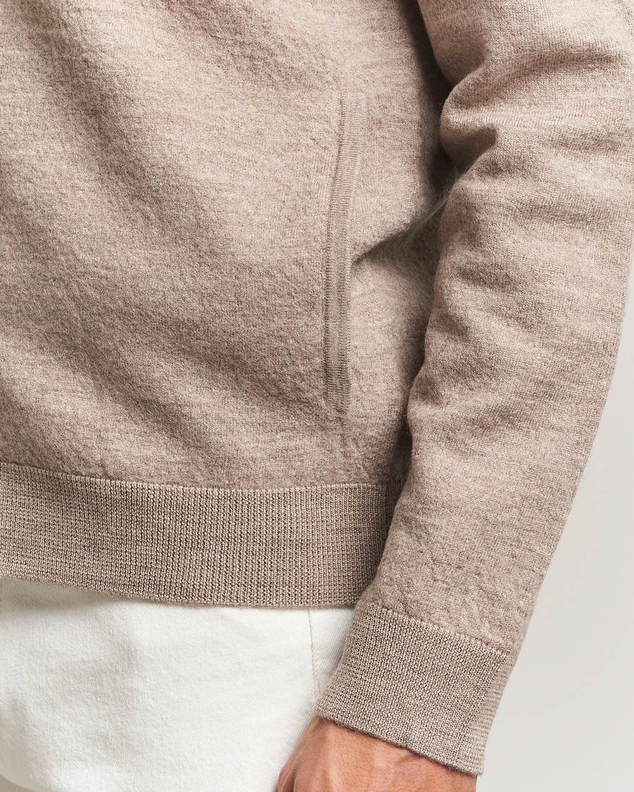 Heren | Truien | Morris | Corke Knitted Zip Jacket Khaki