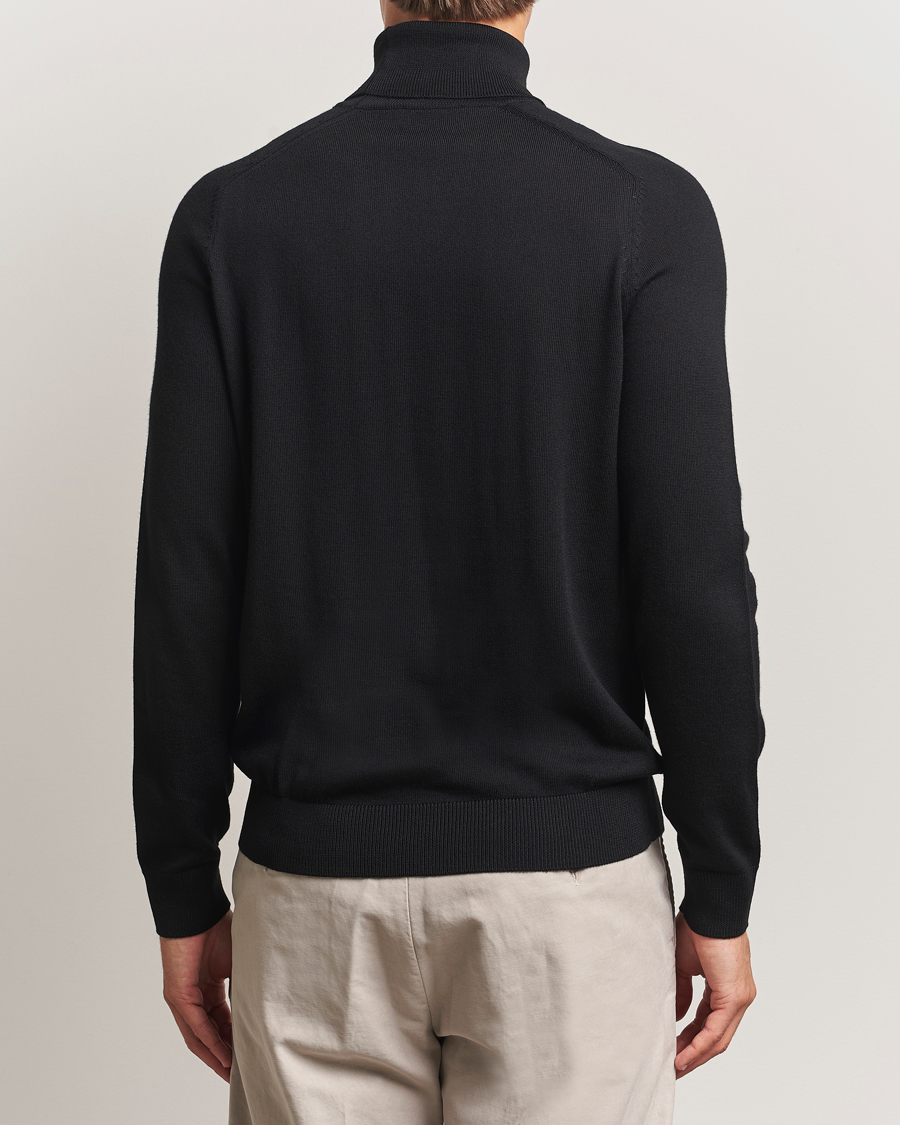 Heren | Truien | Morris | Merino Roller Neck Black
