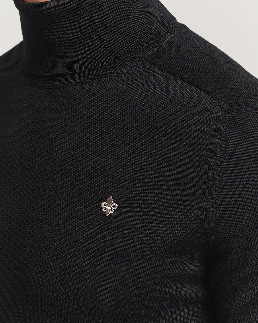 Heren | Truien | Morris | Merino Roller Neck Black