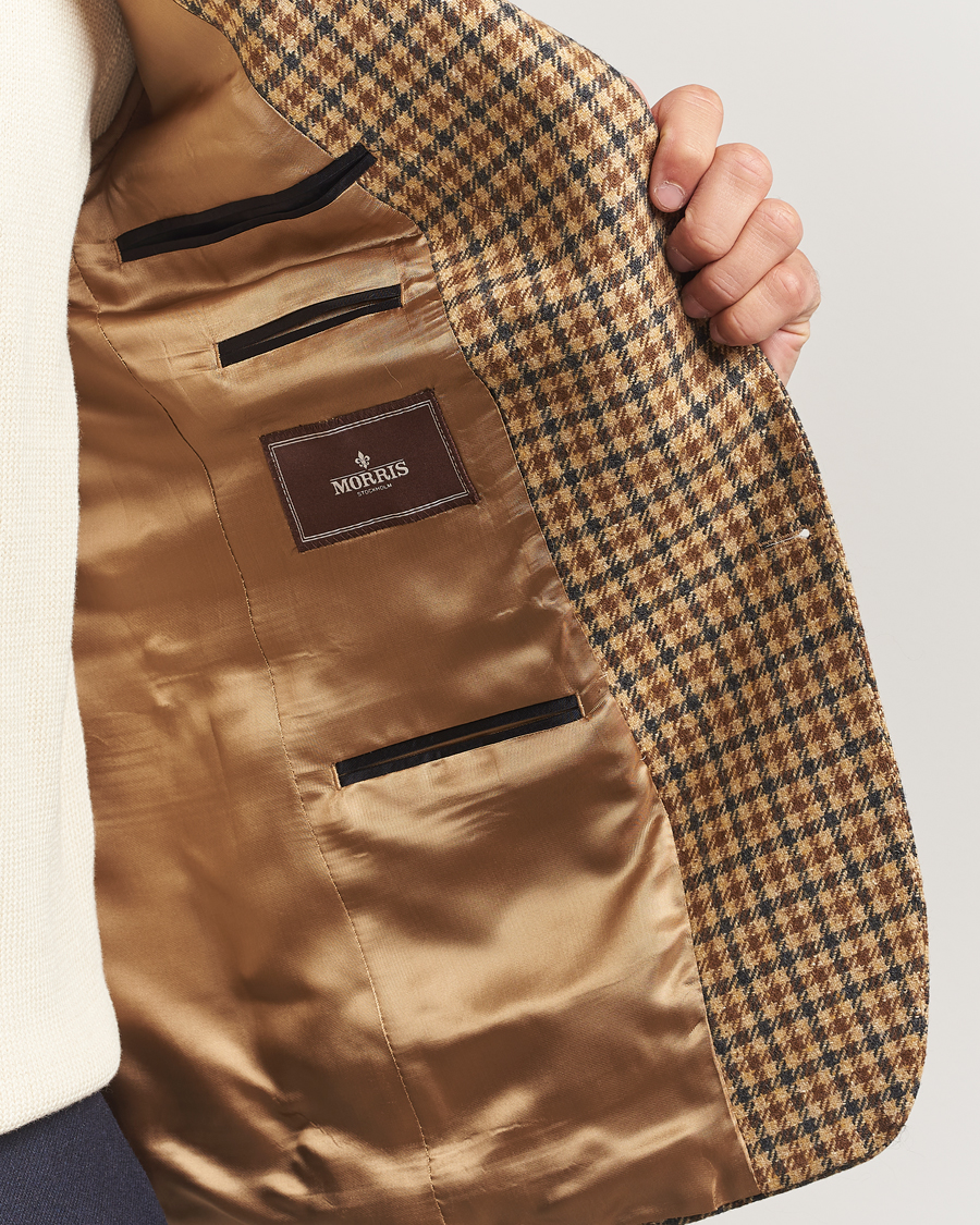 Heren | Blazers | Morris | Wool Sport Check Jacket Brown