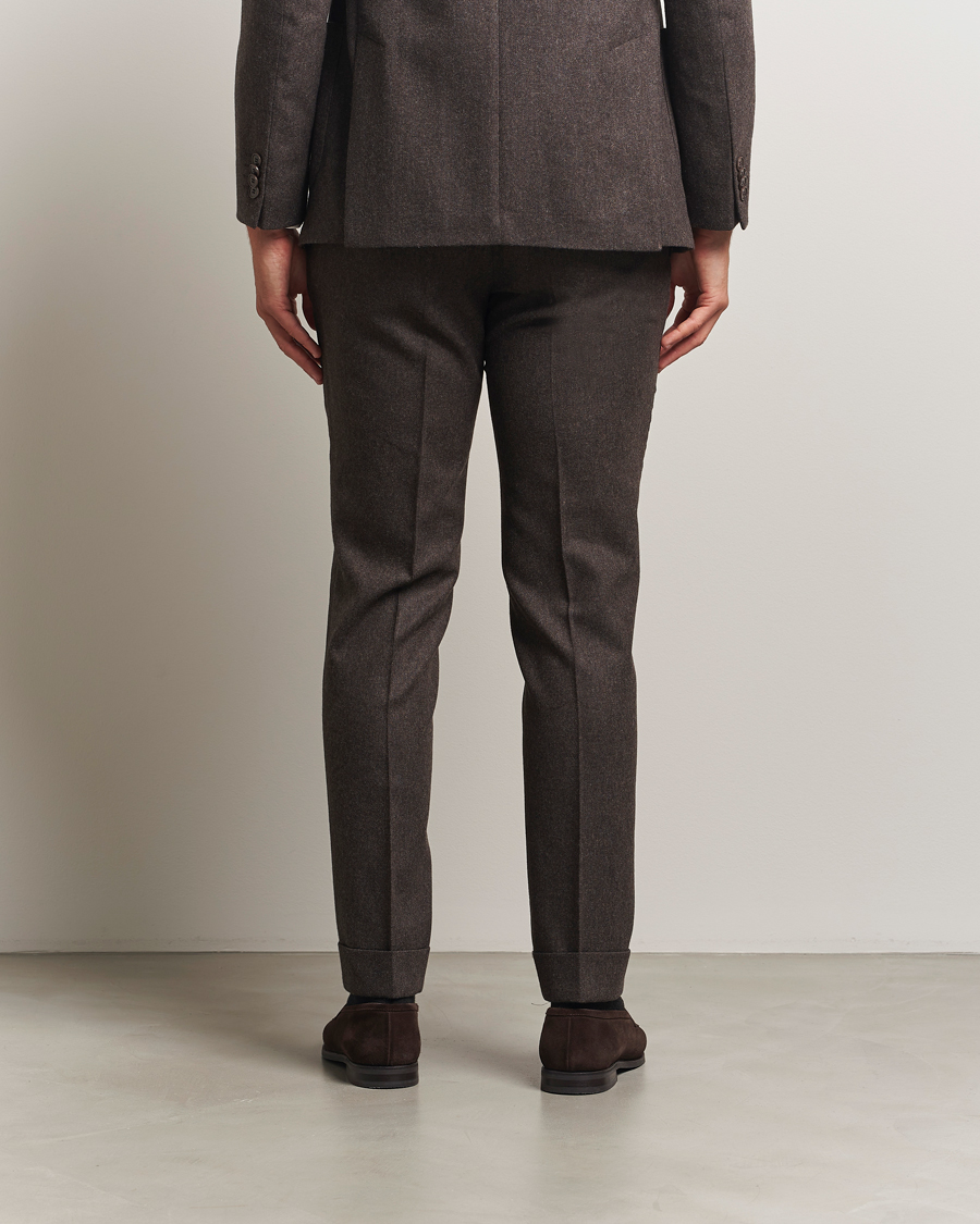 Heren | Broeken | Morris | Jack Flannel Trousers Brown