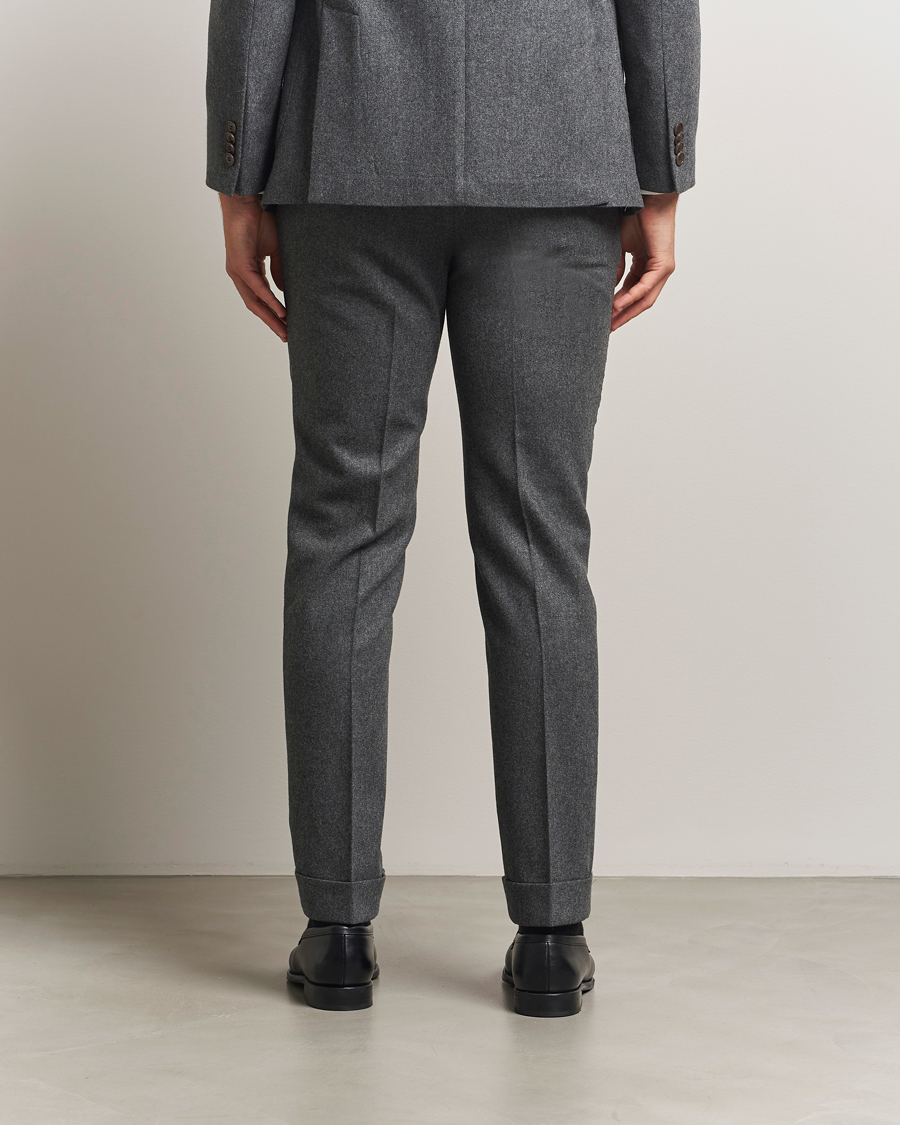 Heren | Broeken | Morris | Jack Flannel Trousers Grey