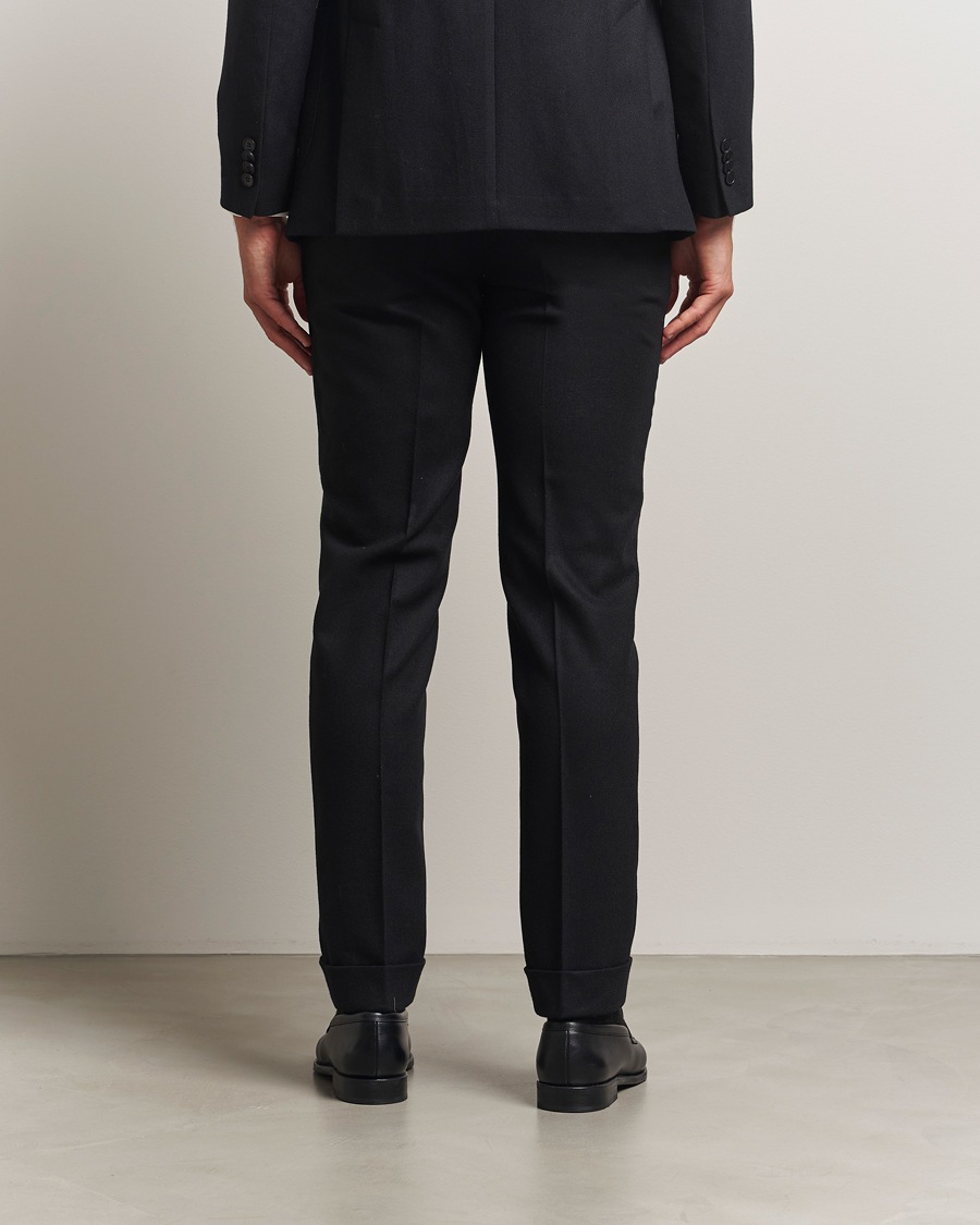 Heren | Broeken | Morris | Jack Flannel Trousers Black