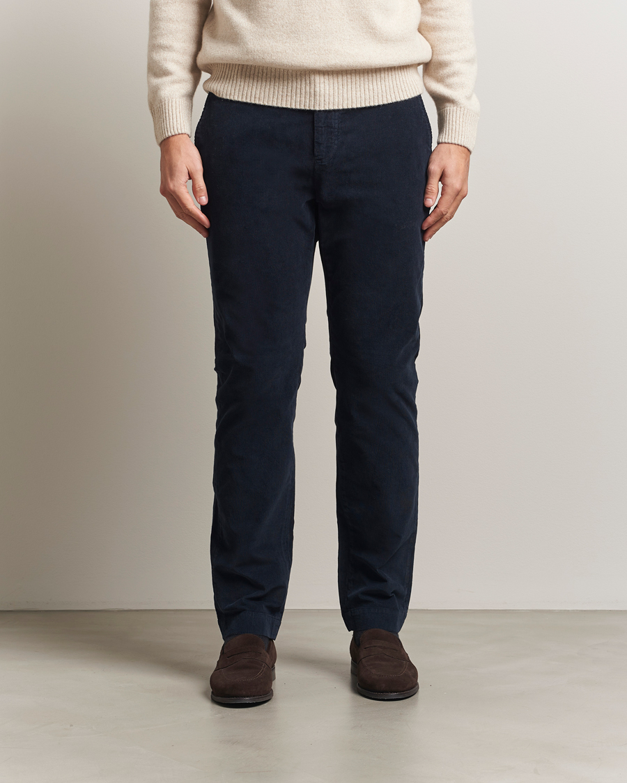 Heren | Broeken | Morris | Jeffrey Cord Chinos Navy