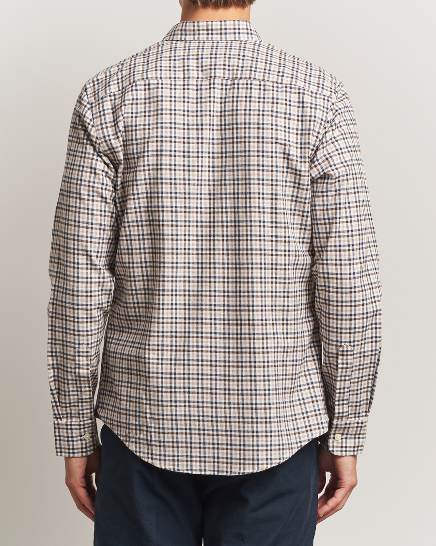 Heren | Overhemden | Morris | Watts Flannel Check Shirt Brown