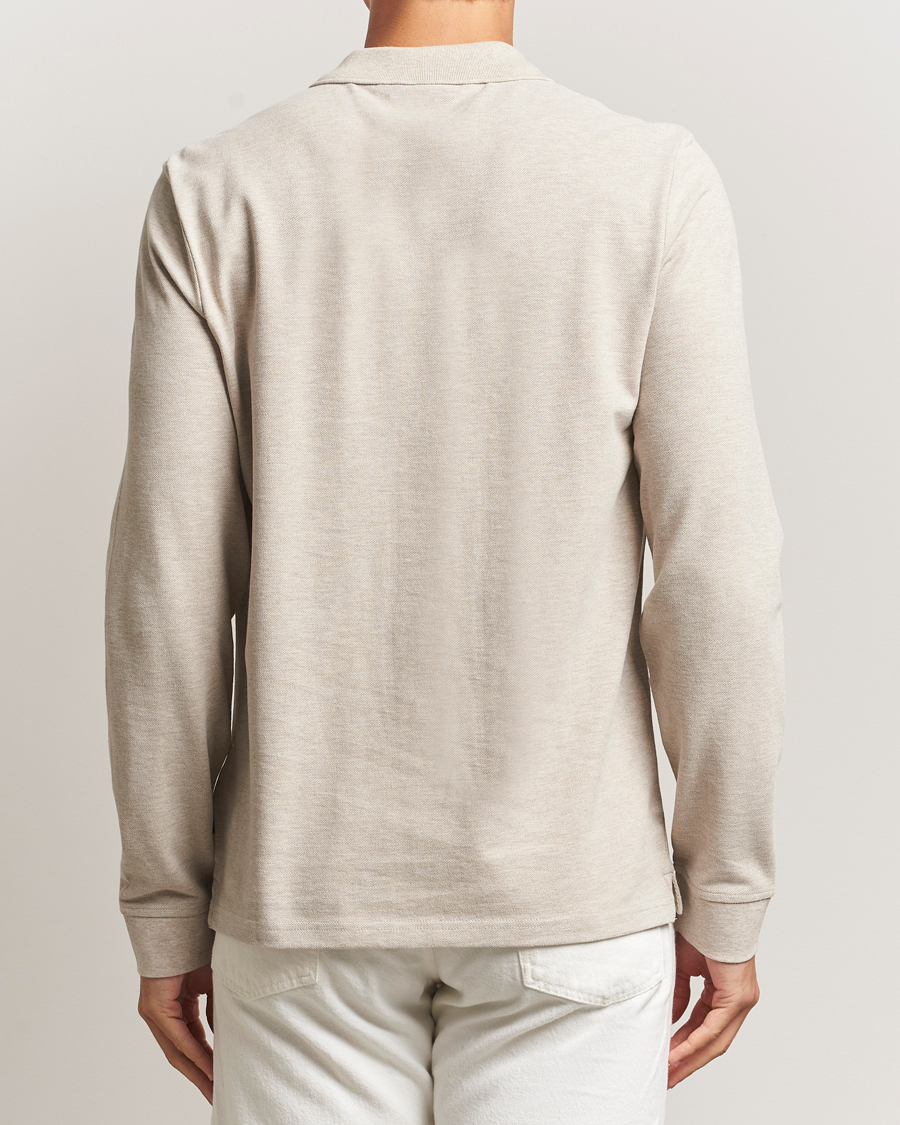 Heren | Truien | Morris | Camden Long Sleeve Polo Khaki