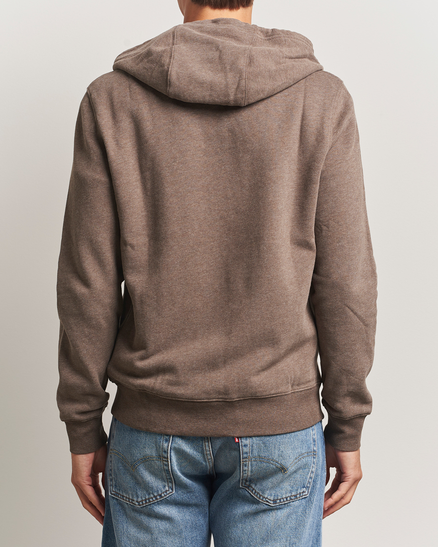 Heren | Truien | Morris | Brandon Lily Full Zip Hoodie Brown