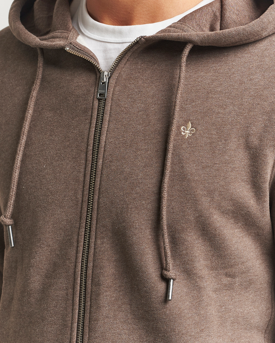 Heren | Truien | Morris | Brandon Lily Full Zip Hoodie Brown