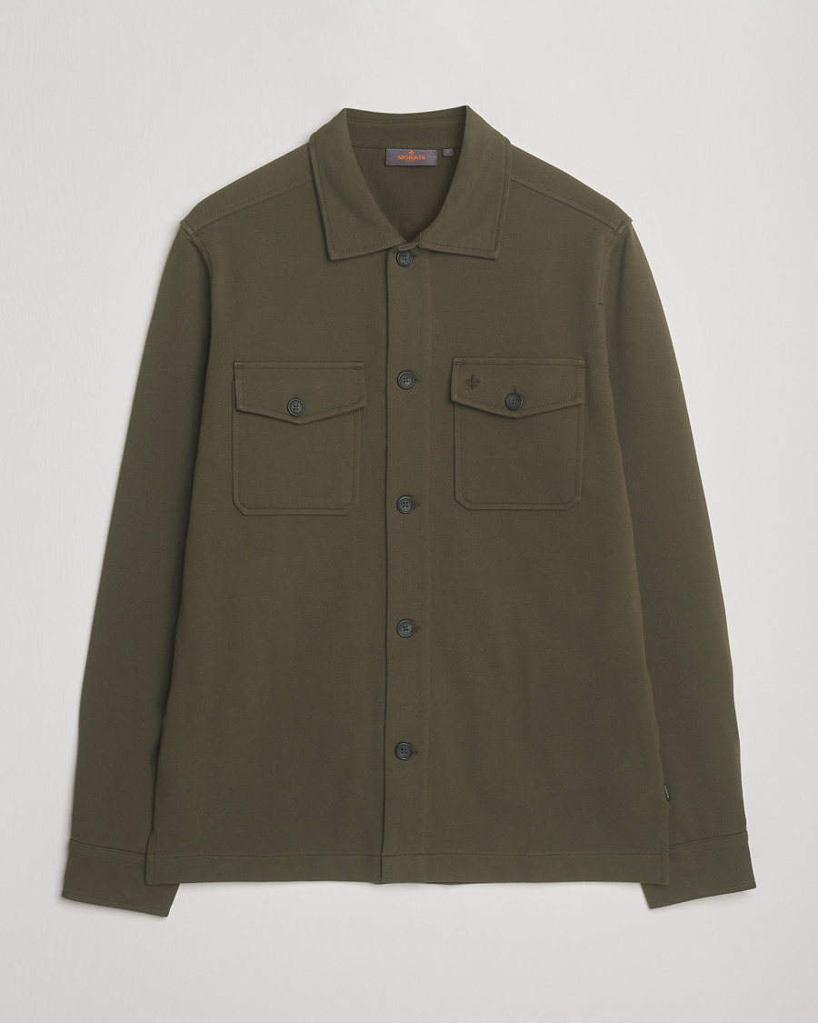 Heren | Overhemden | Morris | Andrew Jersey Overshirt Brown