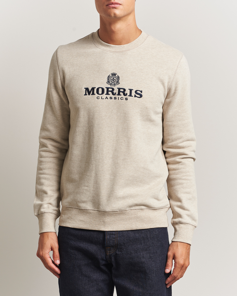 Heren | Truien | Morris | Brian Sweatshirt Khaki