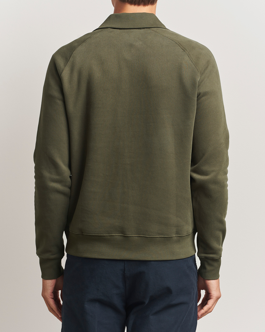 Heren | Truien | Morris | Maryon Half Zip Sweatshirt Olive