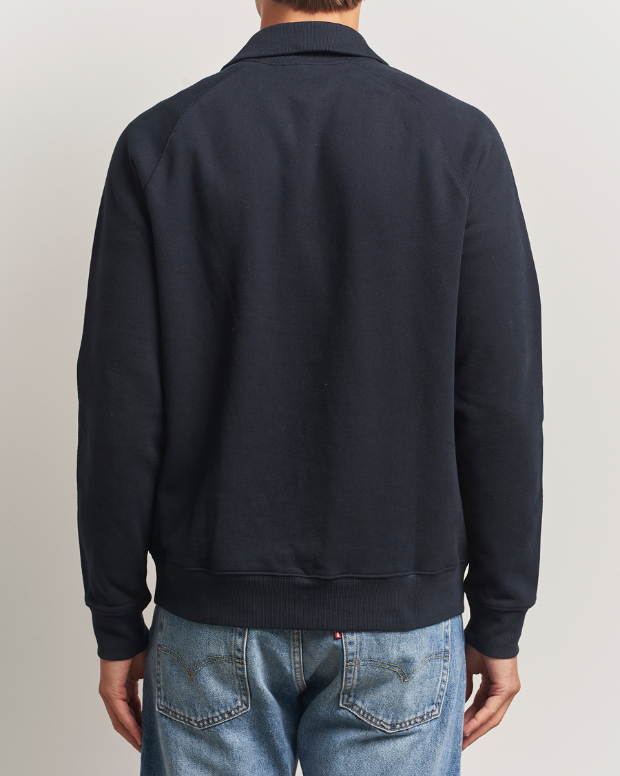 Heren | Truien | Morris | Maryon Half Zip Sweatshirt Old Blue