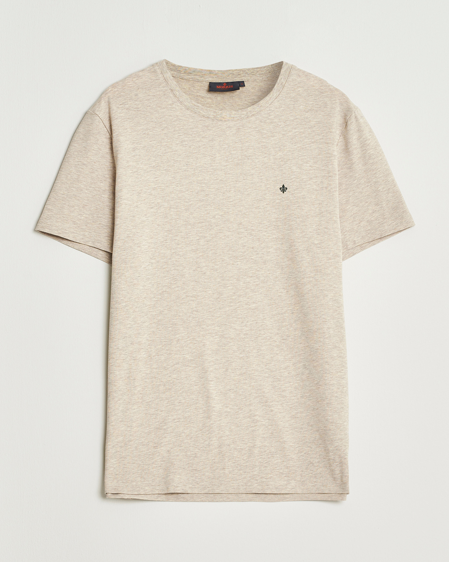 Heren | T-shirts | Morris | James Crew Neck T-Shirt Khaki