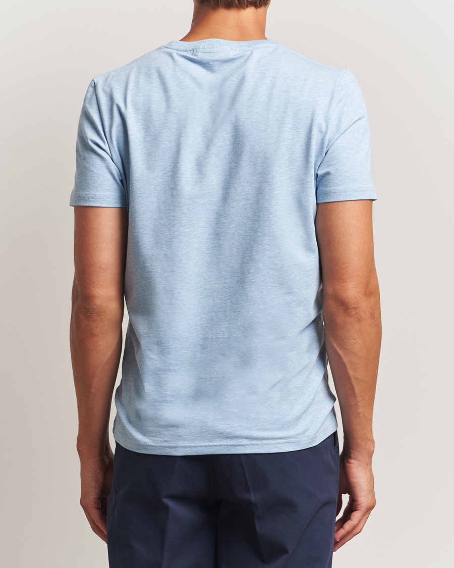Heren | T-shirts | Morris | James Crew Neck T-Shirt Light Blue