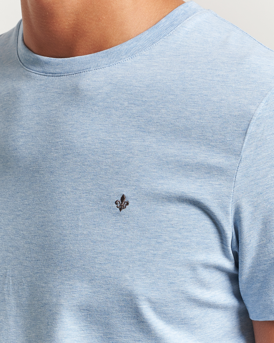 Heren | T-shirts | Morris | James Crew Neck T-Shirt Light Blue