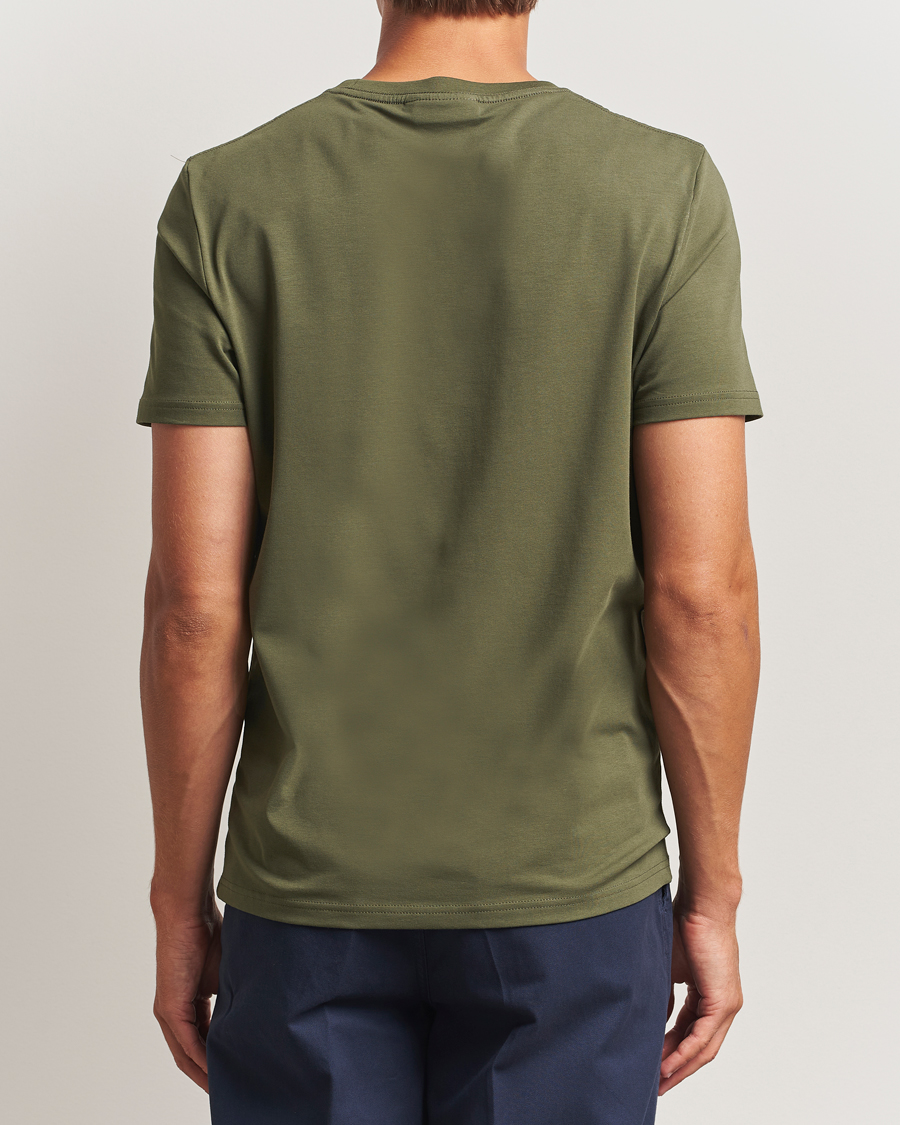 Heren | T-shirts | Morris | James Crew Neck T-Shirt Olive