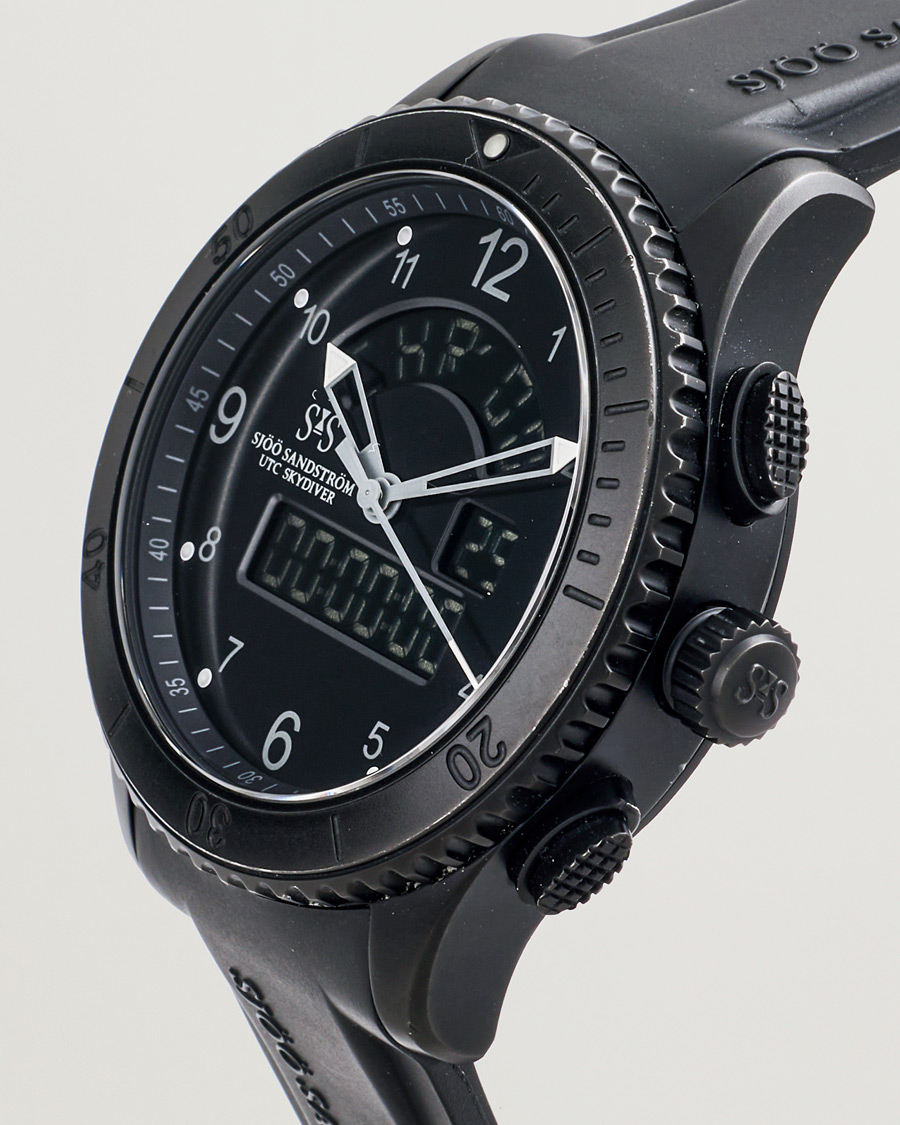 Heren | Pre-Owned & Vintage Watches | Sjöö Sandström Pre-Owned | Skydiver UTC Black