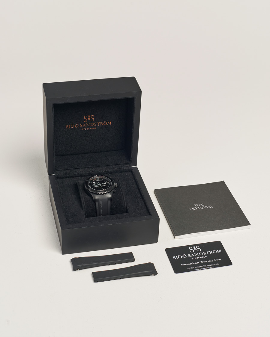 Heren | Pre-Owned & Vintage Watches | Sjöö Sandström Pre-Owned | Skydiver UTC Black