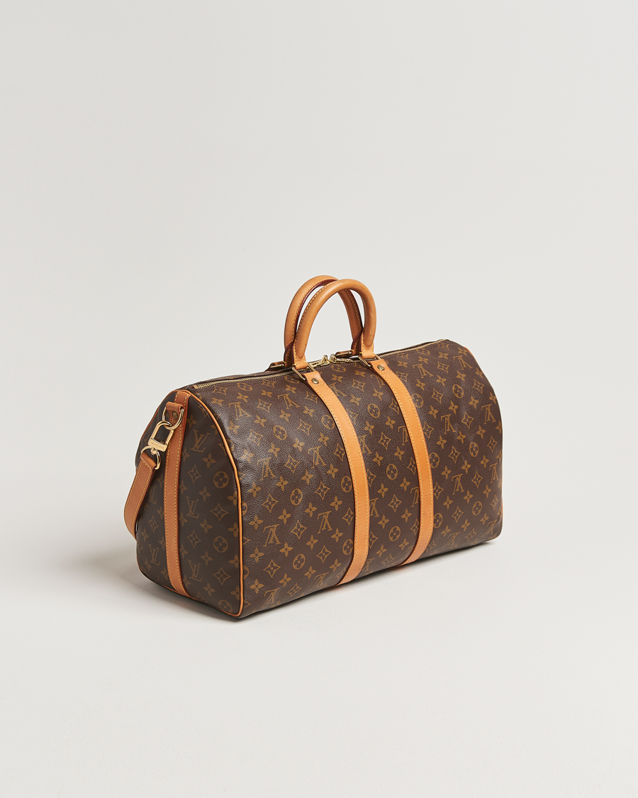 Heren | Pre-Owned & Vintage Bags | Louis Vuitton Pre-Owned | Keepall Bandoulière 45 Monogram