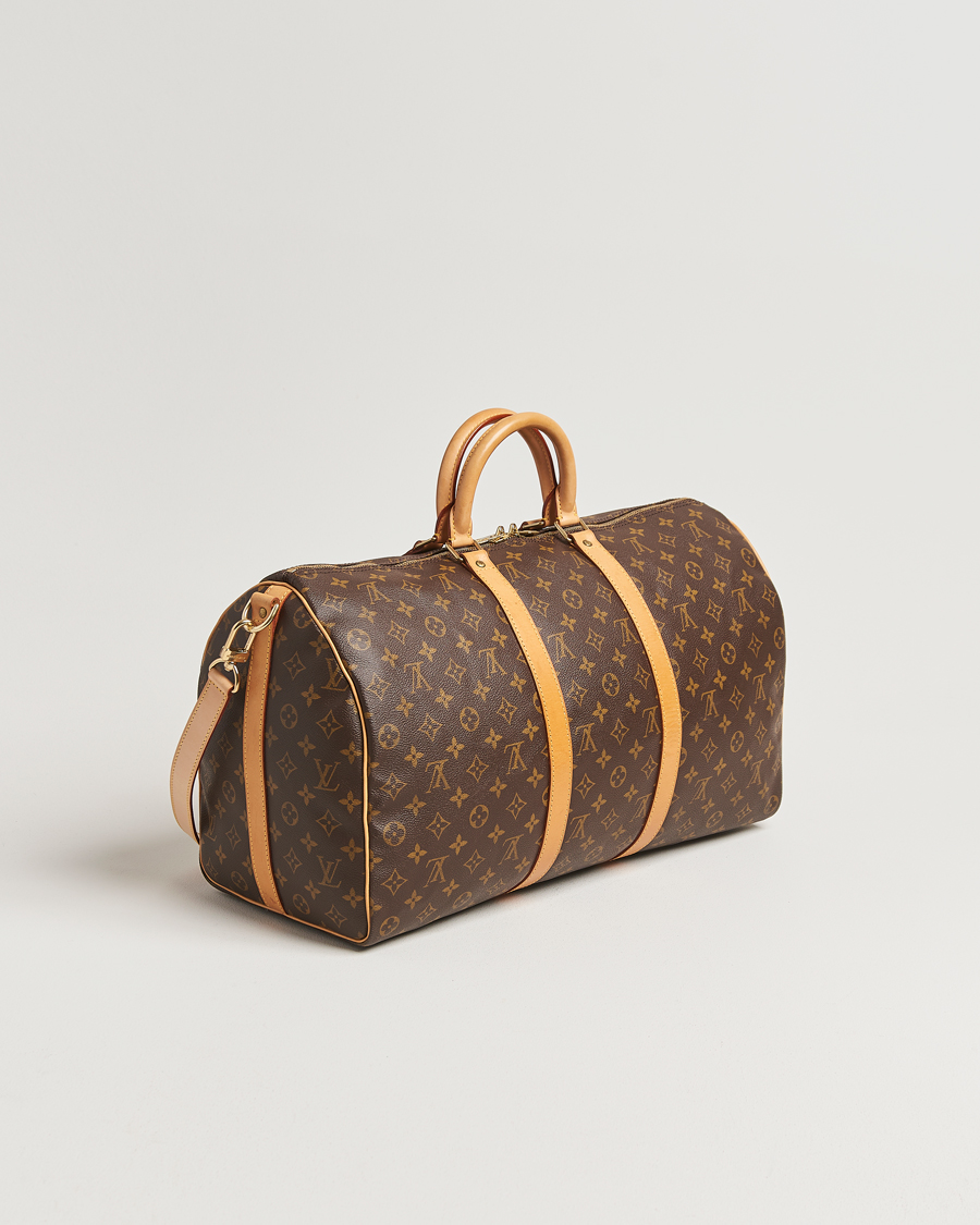 Heren | Pre-Owned & Vintage Bags | Louis Vuitton Pre-Owned | Keepall Bandoulière 50 Monogram