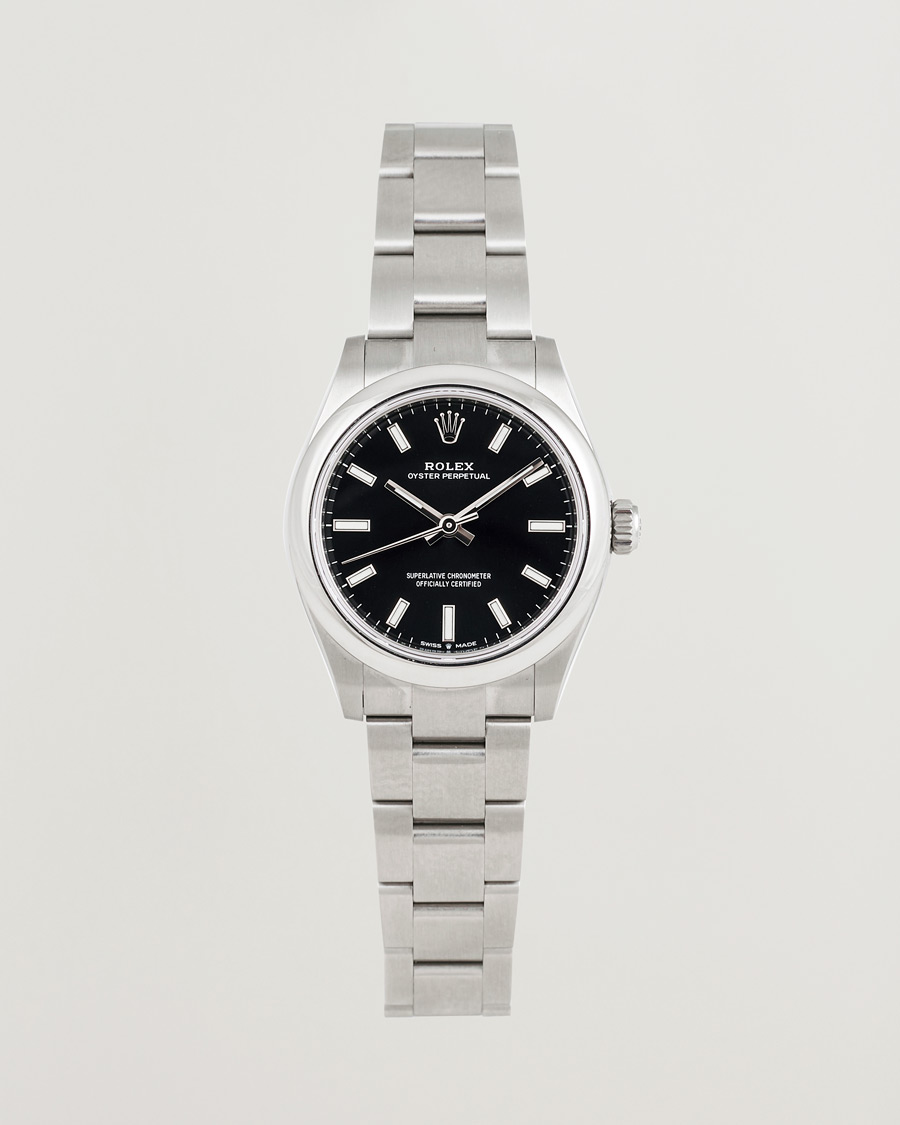 Heren | Rolex Pre-Owned Oyster Perpetual 31 Black | Rolex Pre-Owned | Oyster Perpetual 31 Black