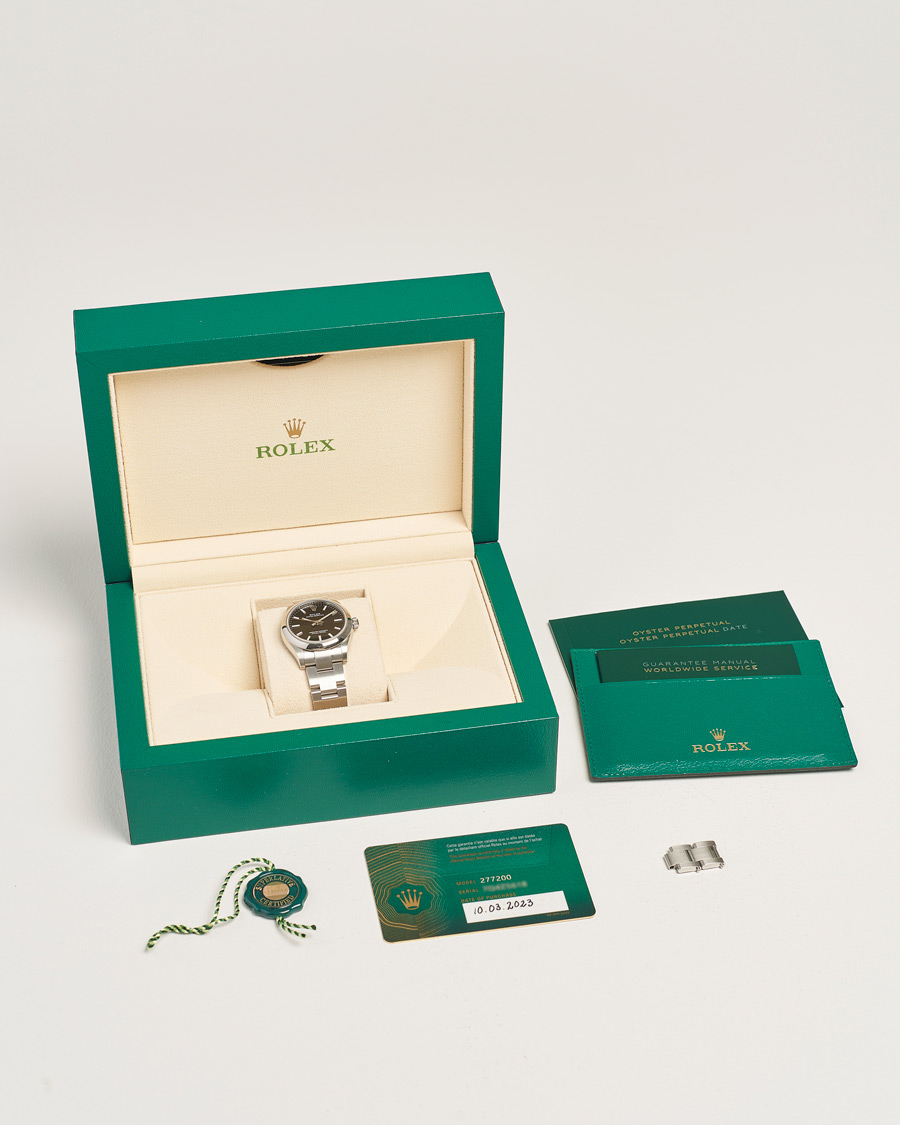 Heren | Rolex Pre-Owned Oyster Perpetual 31 Black | Rolex Pre-Owned | Oyster Perpetual 31 Black