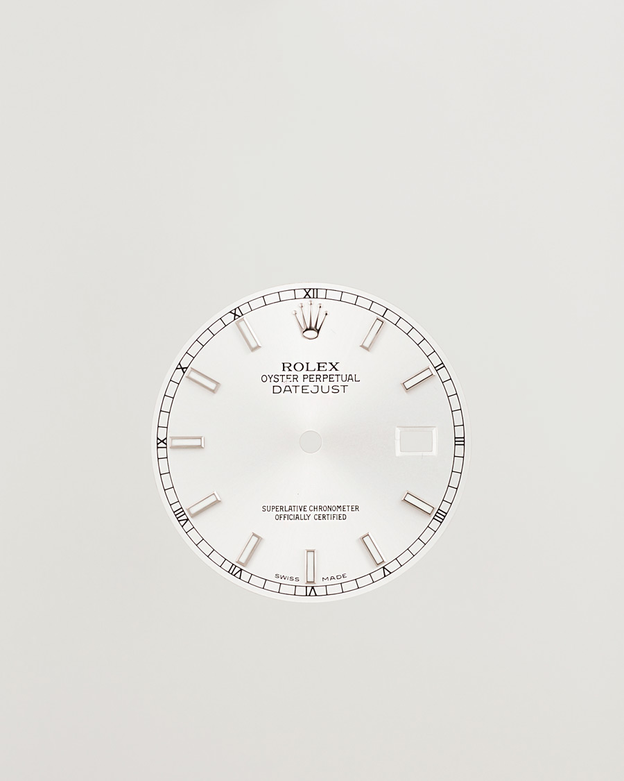 Heren | Pre-owned Benodigdheden | Rolex Pre-Owned | Datejust dial, date wheel, hands, 6 ref 36mm