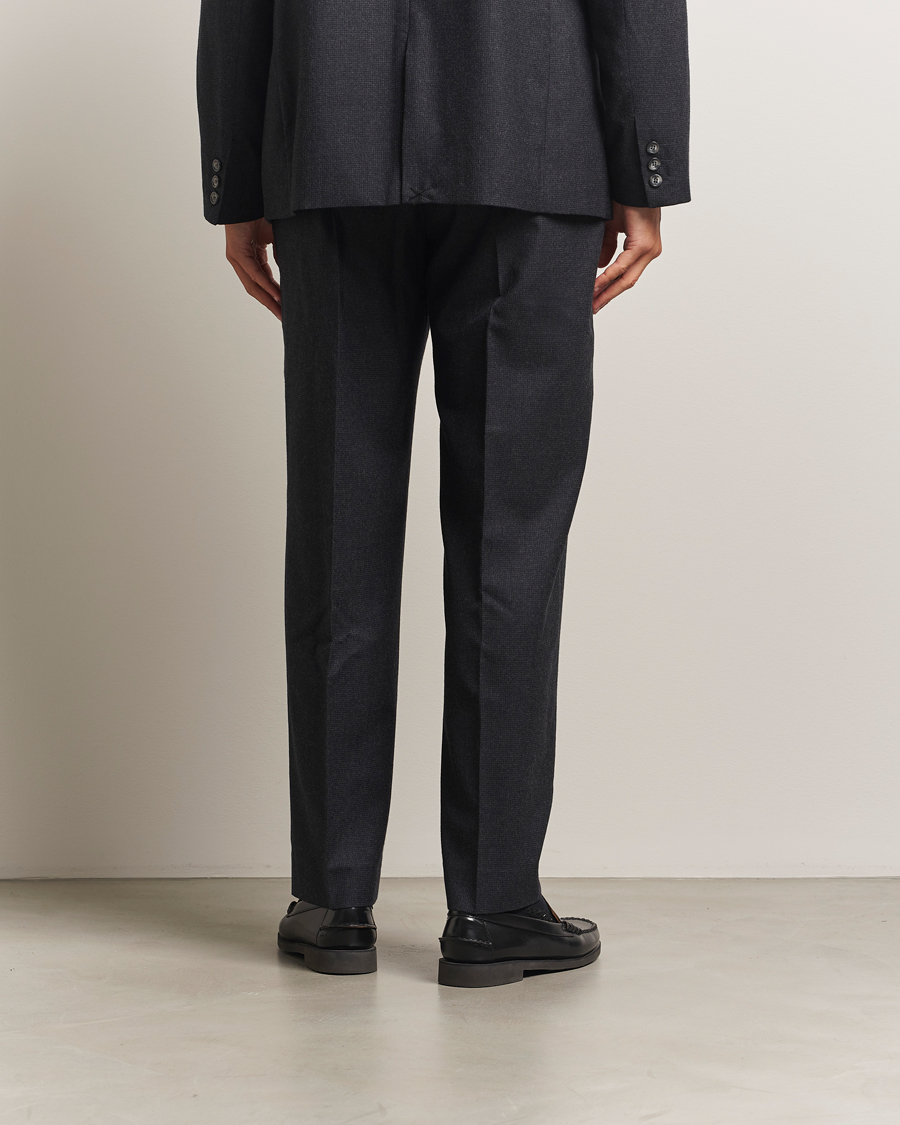 Heren | Broeken | Palmes | Wool Pleated Trousers Black