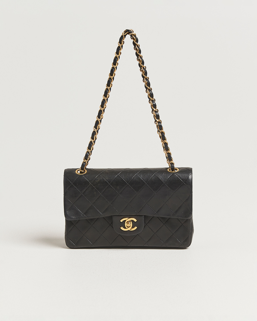 Heren | Pre-Owned & Vintage Bags | Chanel Pre-Owned | Classic Double Flap Small Lambskin Black