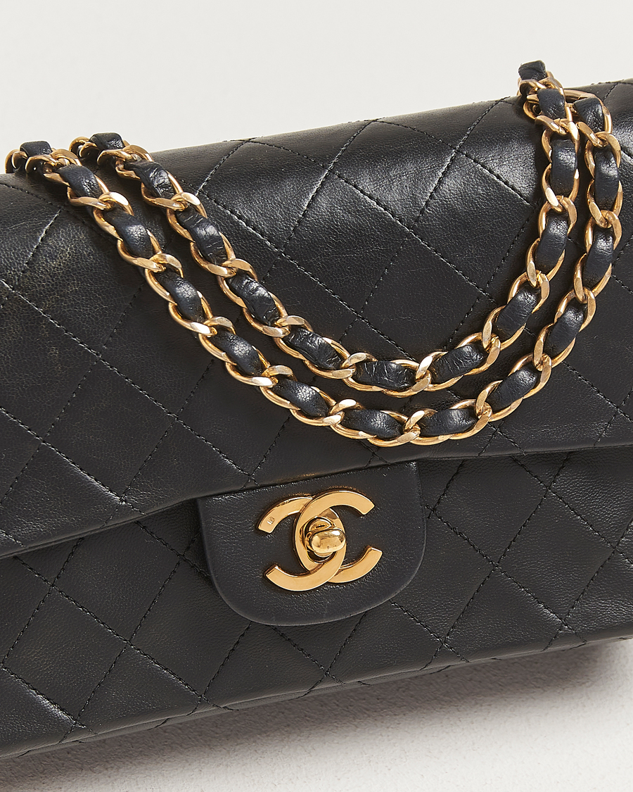 Heren | Pre-Owned & Vintage Bags | Chanel Pre-Owned | Classic Double Flap Small Lambskin Black