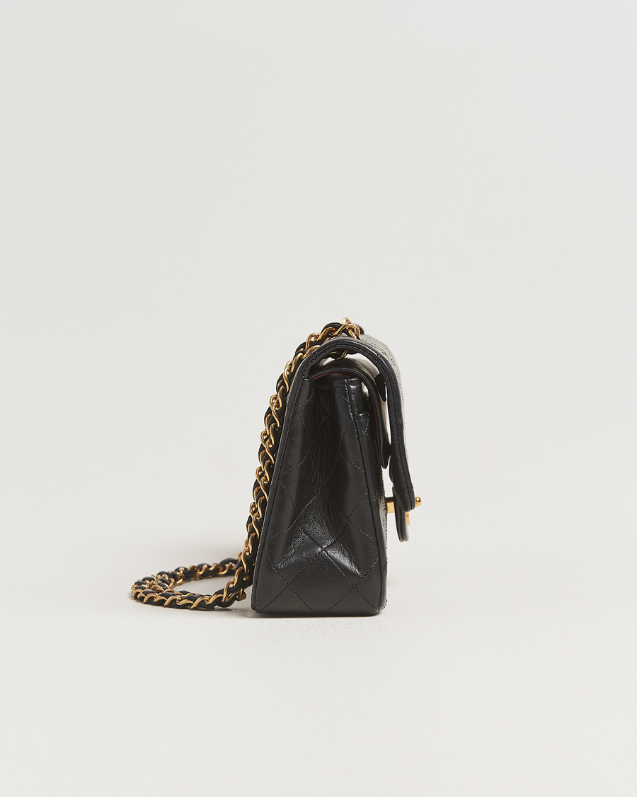 Heren | Pre-Owned & Vintage Bags | Chanel Pre-Owned | Classic Double Flap Small Lambskin Black