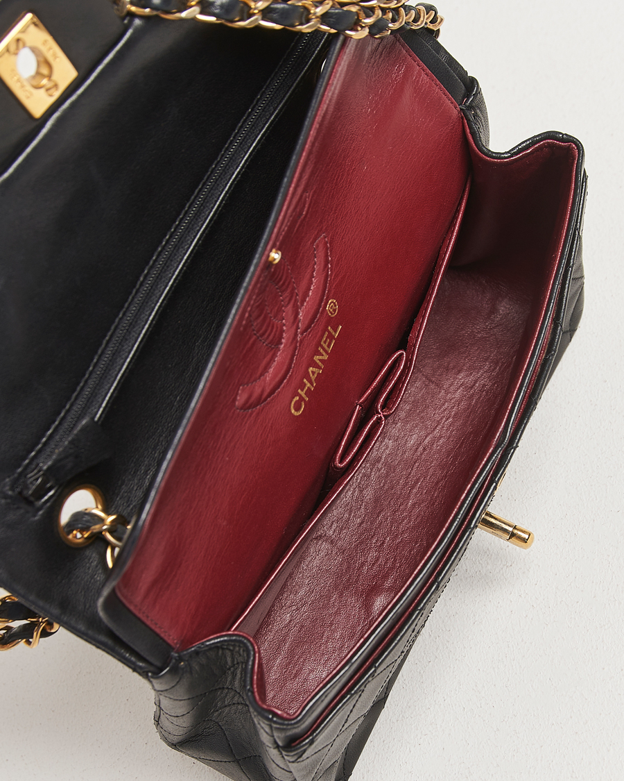 Heren | Pre-Owned & Vintage Bags | Chanel Pre-Owned | Classic Double Flap Small Lambskin Black