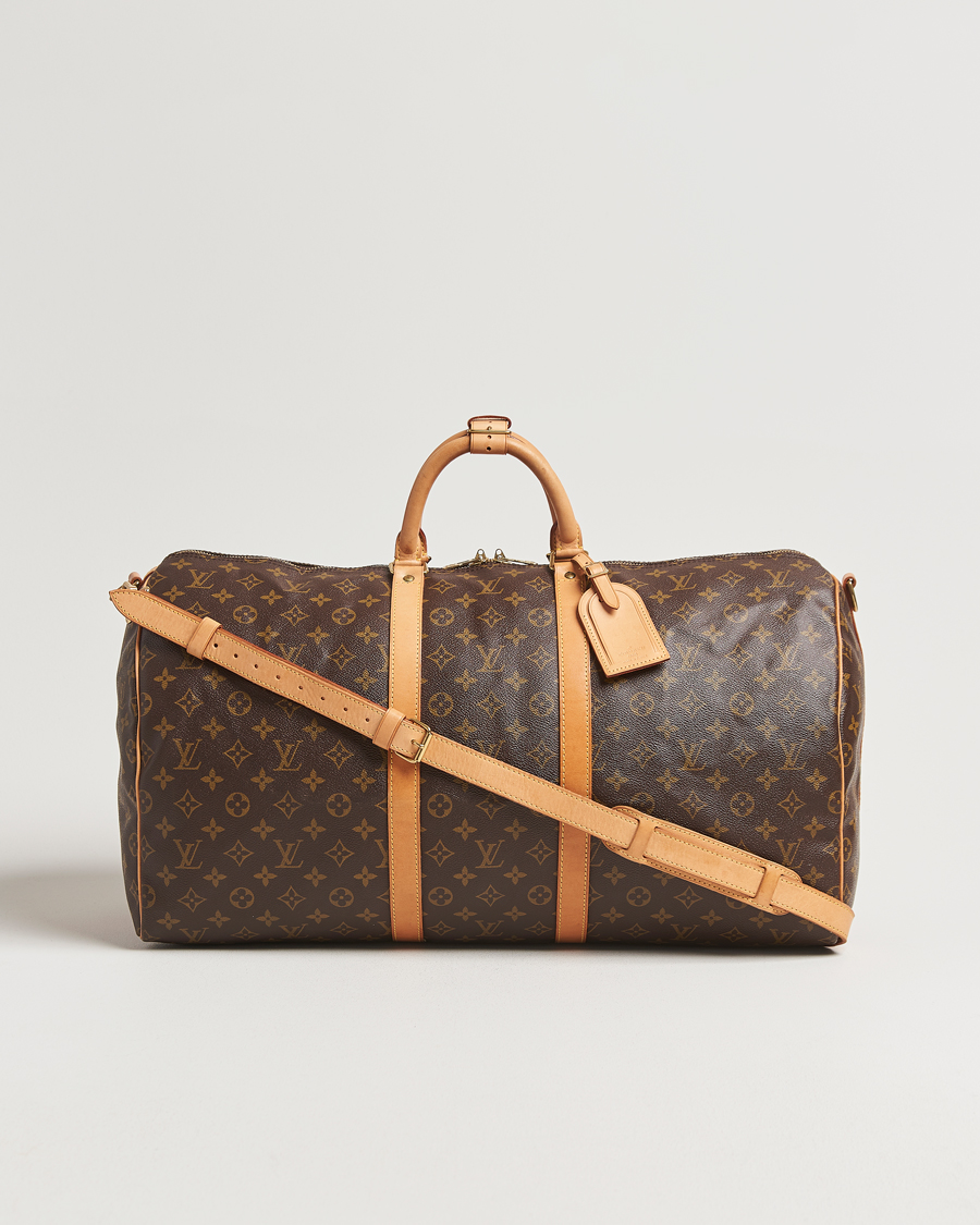 Heren | Pre-Owned & Vintage Bags | Louis Vuitton Pre-Owned | Keepall Bandoulière 55 Monogram