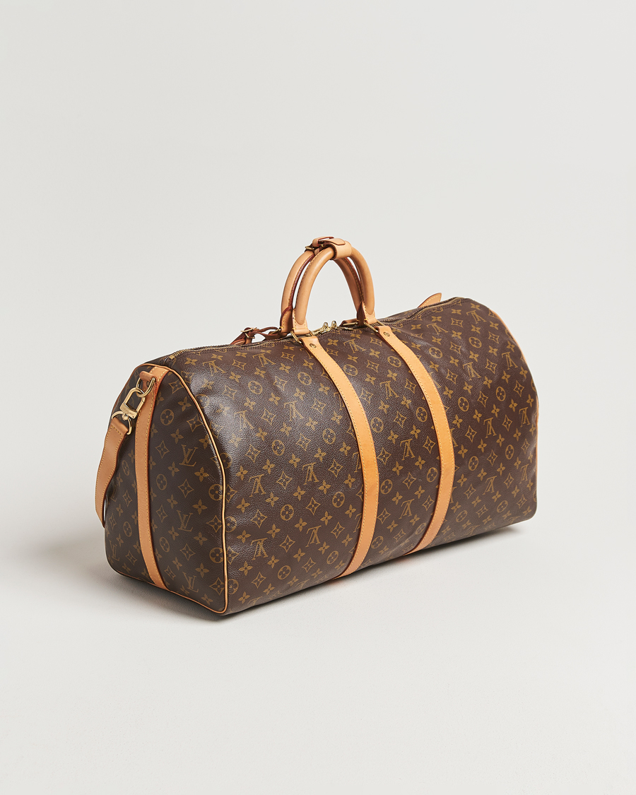 Heren | Pre-Owned & Vintage Bags | Louis Vuitton Pre-Owned | Keepall Bandoulière 55 Monogram
