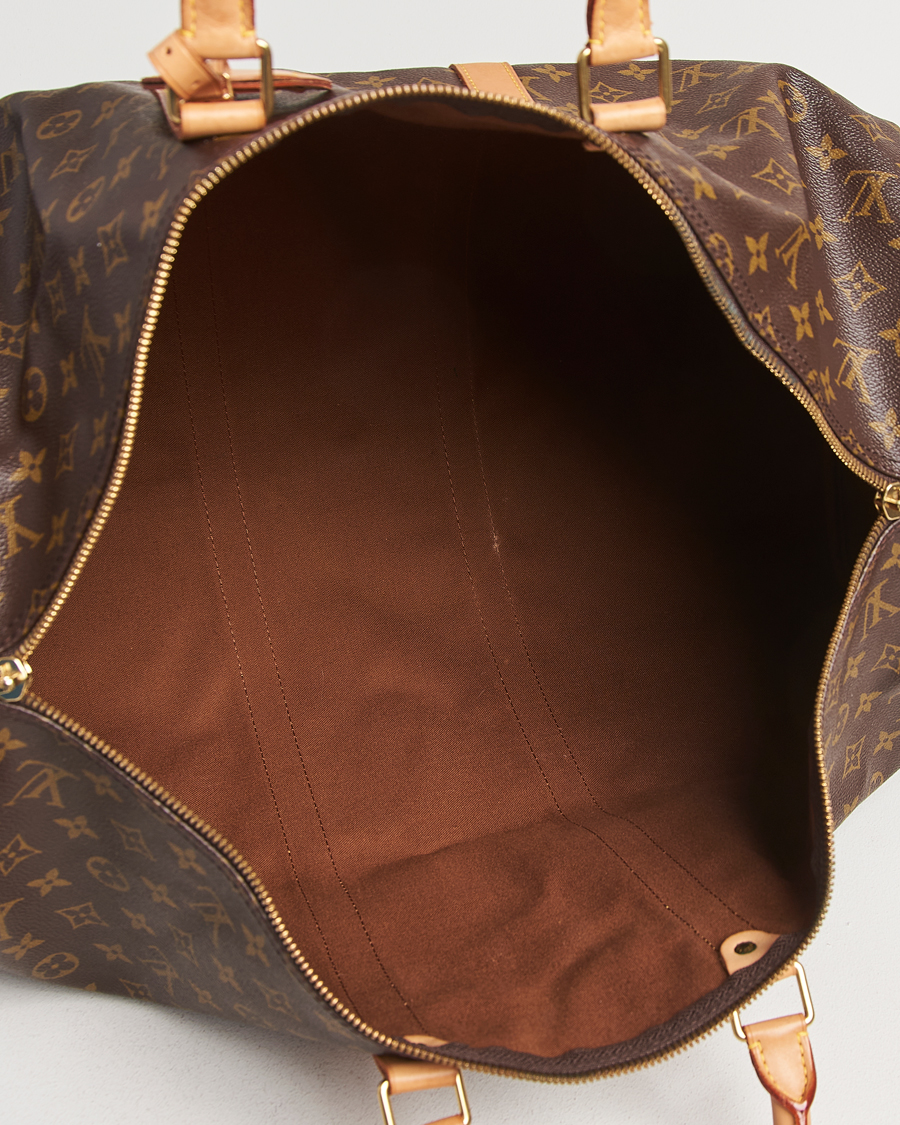 Heren | Pre-Owned & Vintage Bags | Louis Vuitton Pre-Owned | Keepall Bandoulière 55 Monogram