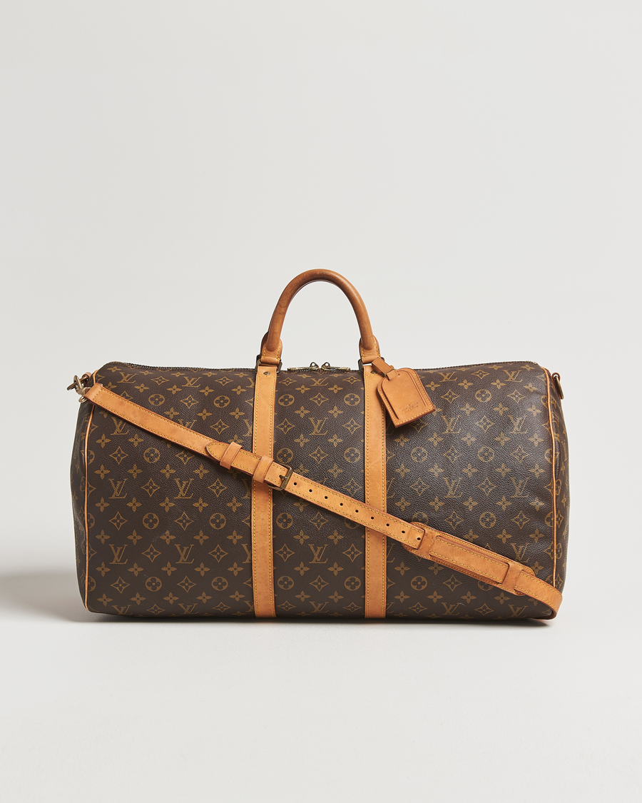 Heren | Pre-Owned & Vintage Bags | Louis Vuitton Pre-Owned | Keepall Bandoulière 55 Monogram