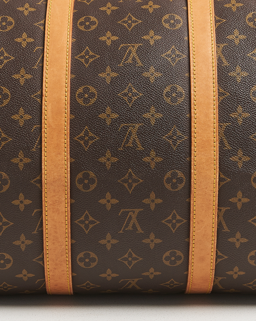 Heren | Pre-Owned & Vintage Bags | Louis Vuitton Pre-Owned | Keepall Bandoulière 55 Monogram