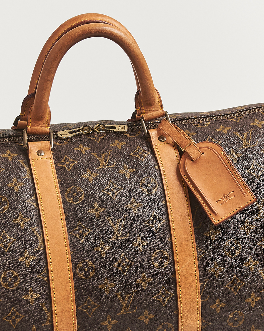 Heren | Pre-Owned & Vintage Bags | Louis Vuitton Pre-Owned | Keepall Bandoulière 55 Monogram