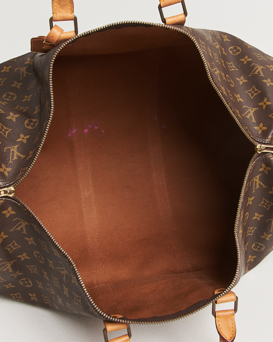 Heren | Pre-Owned & Vintage Bags | Louis Vuitton Pre-Owned | Keepall Bandoulière 55 Monogram